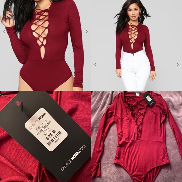 Fashion Nova Tops - 🍍SALE 🍍 Fashion Nova “String You Along” bodysuit